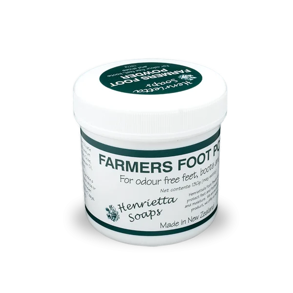 Henrietta Farmers Foot Powder Odour Control, 130g, tub