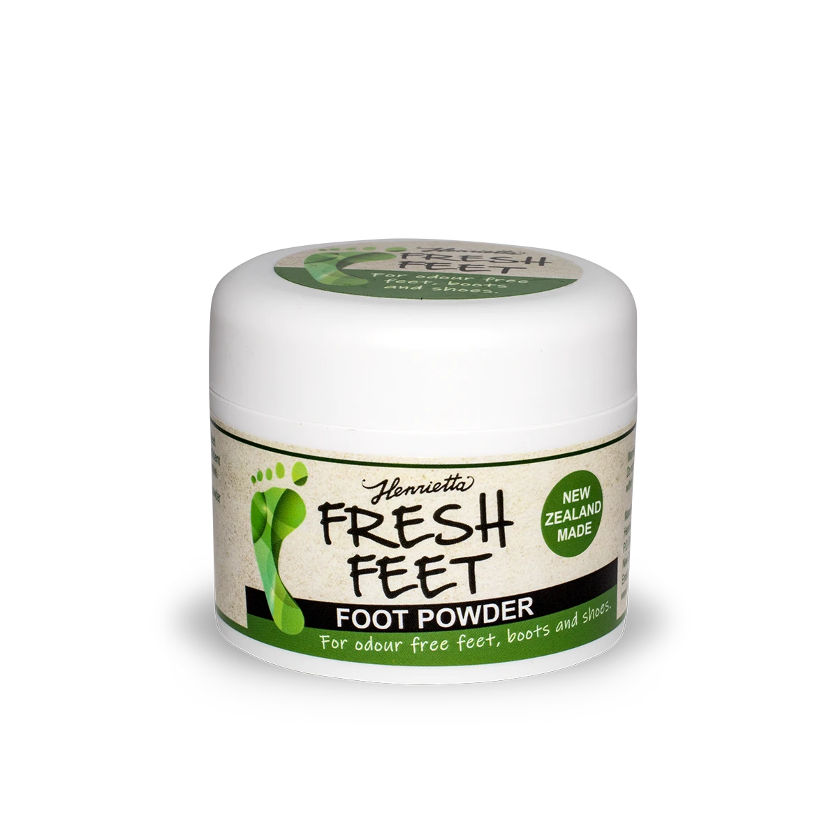 Henrietta Fresh Feet Odour Control Foot Powder, 50ml, tub