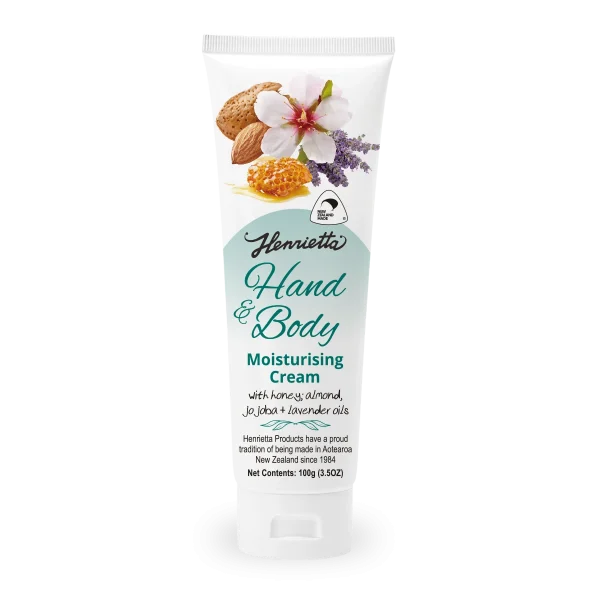 Henrietta Hand and Body Moisturising Cream, 100g