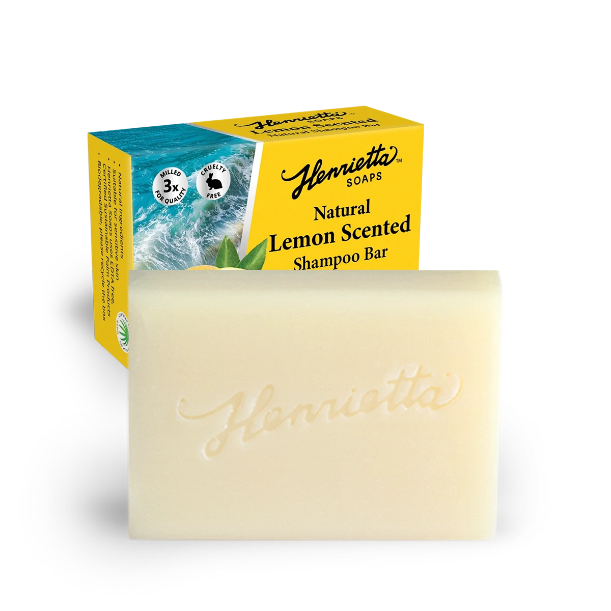 Henrietta Lemon Scented Shampoo Bar
