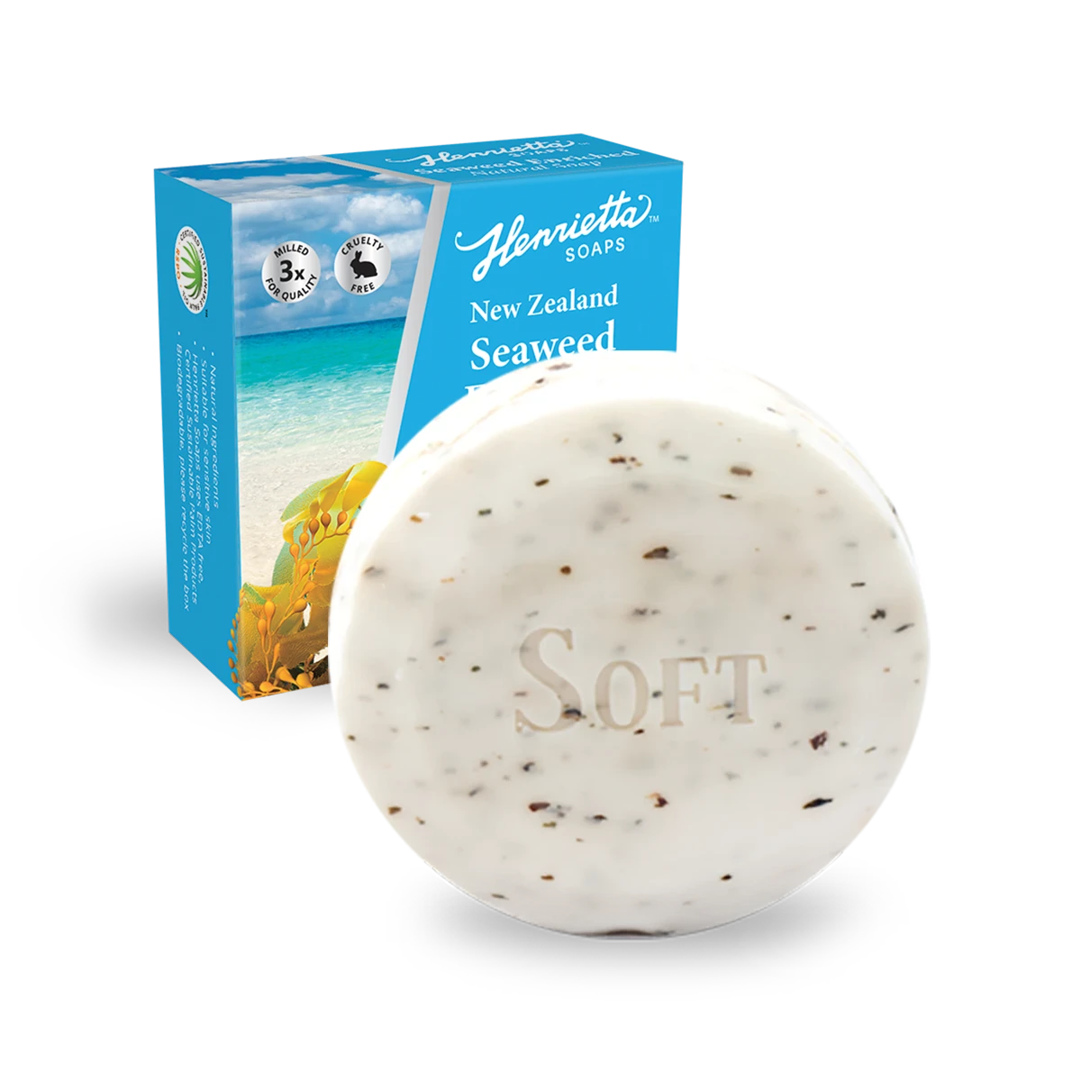 Henrietta NZ Seaweed Enriched Soap, 100g