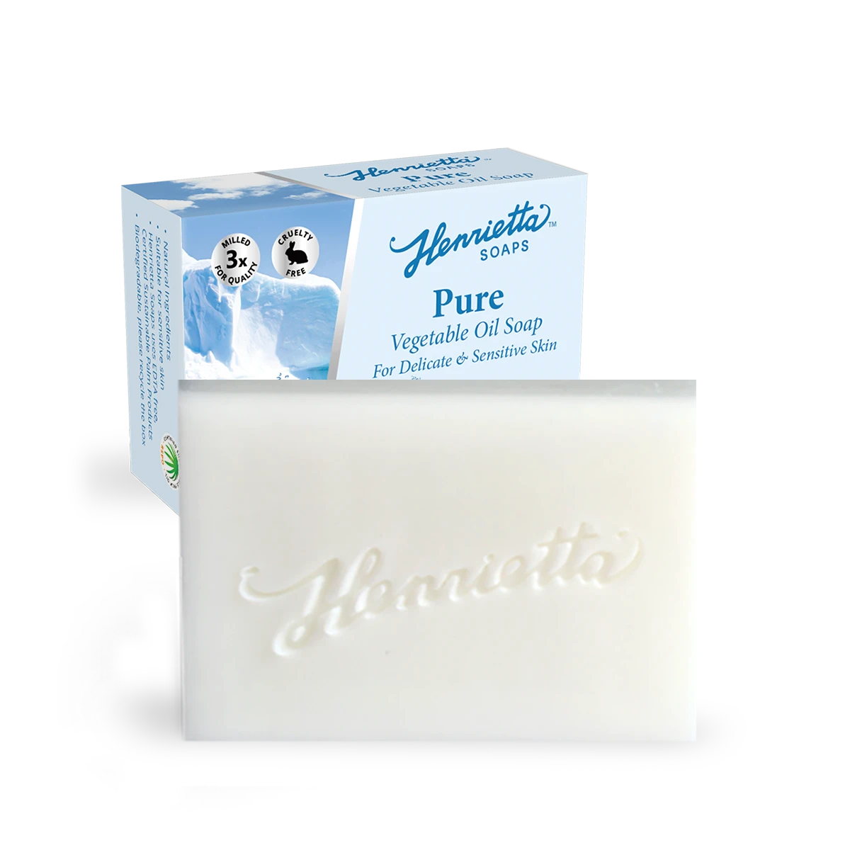 Henrietta Pure Vegetable Oil Soap, 100g