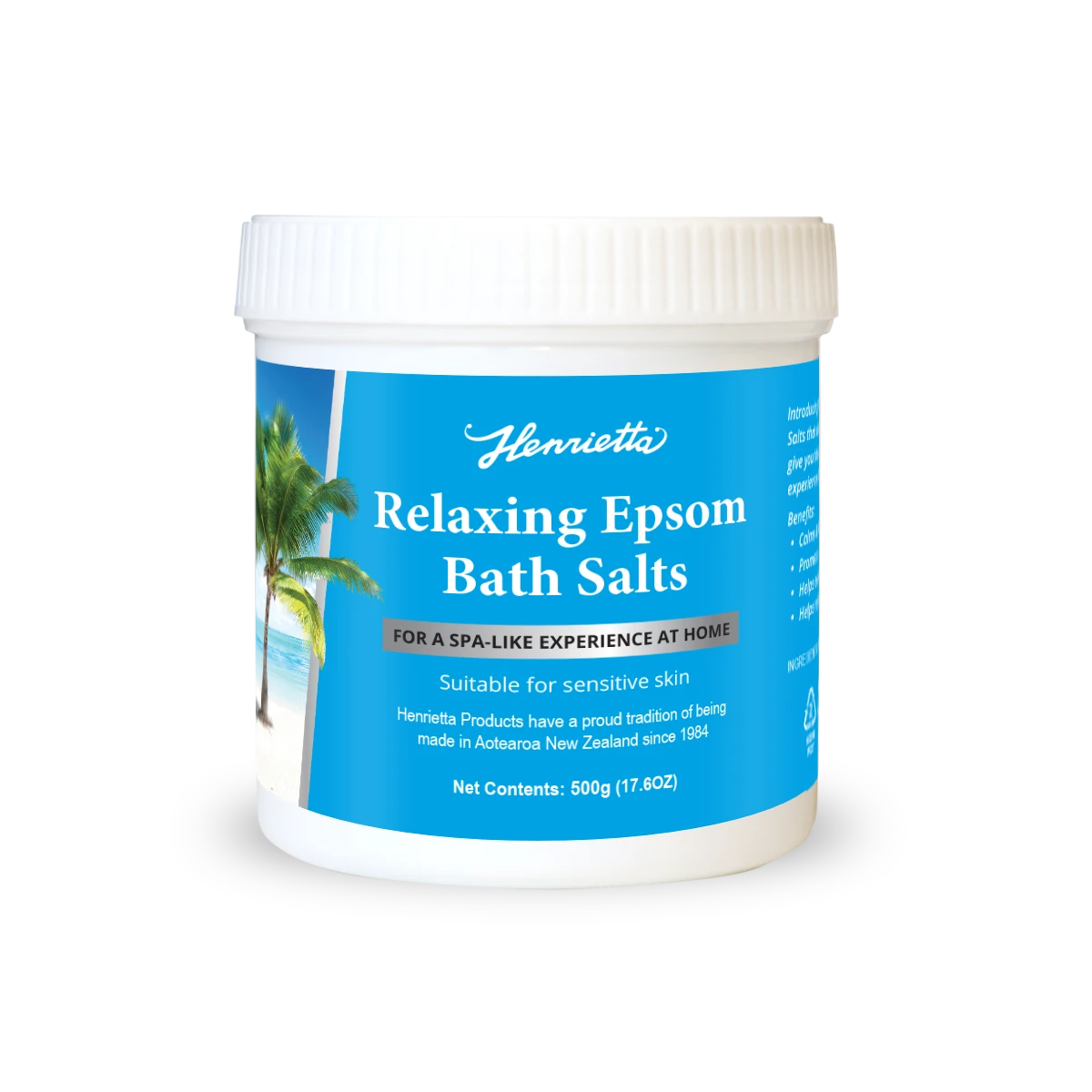 Henrietta Relaxing Epsom Bath Salts, 500g