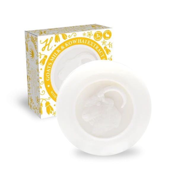H-Brands Goats Milk and Kowhai Extract Soap