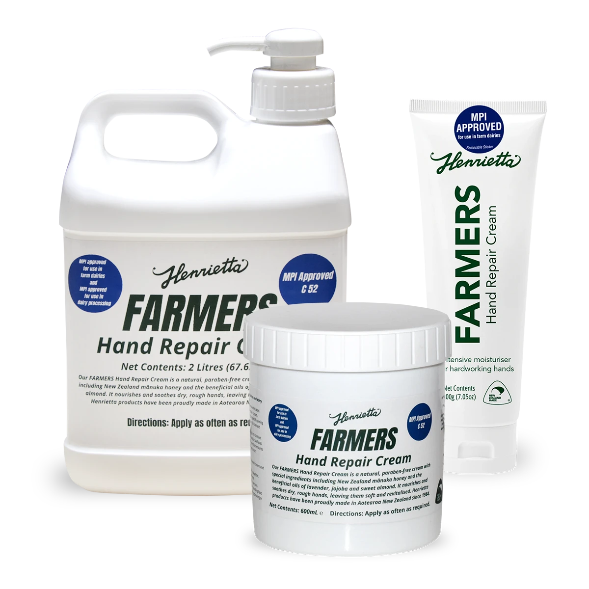 Henrietta Farmers Hand Repair Cream Range
