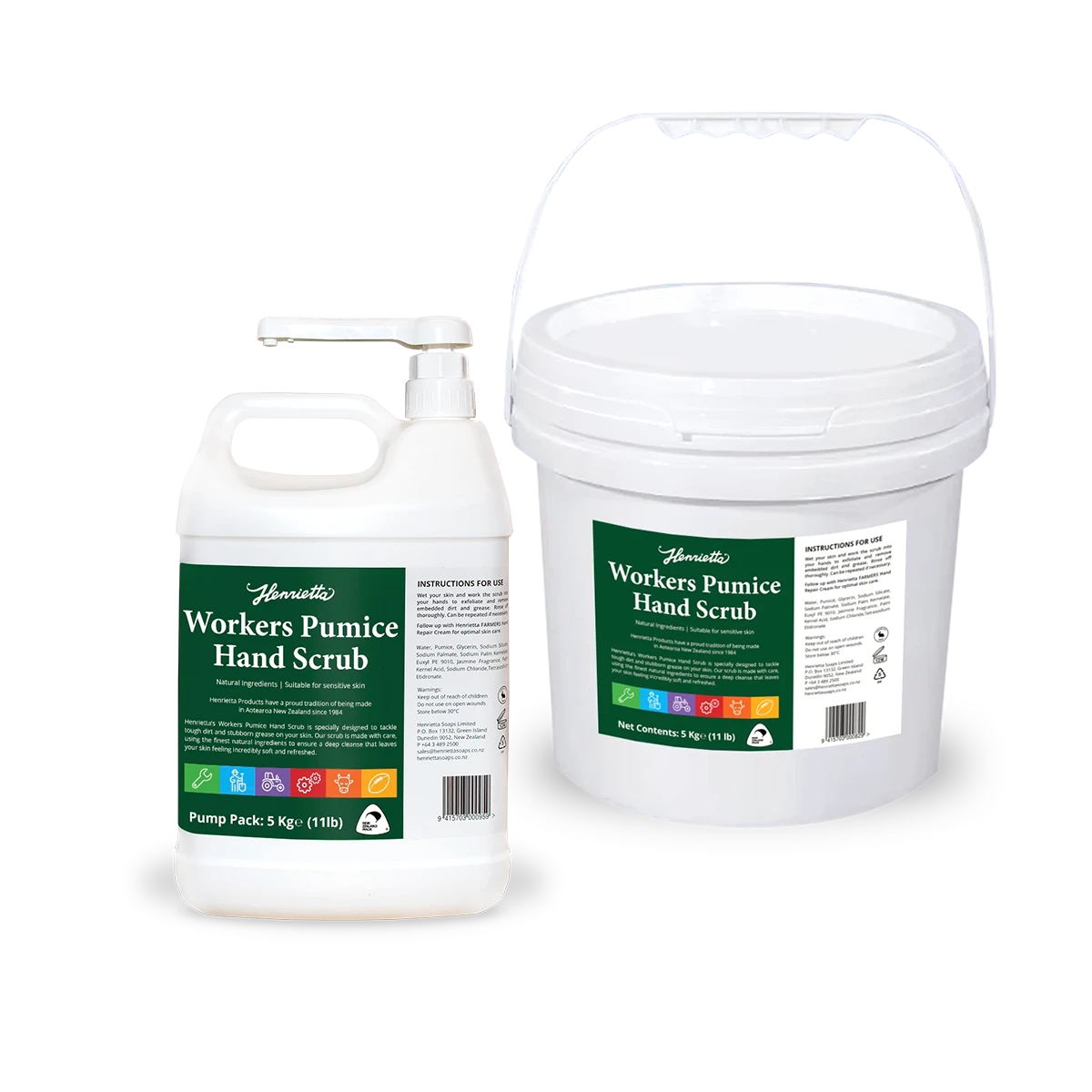 Henrietta Workers Pumice Hand Scrub Bulk Range