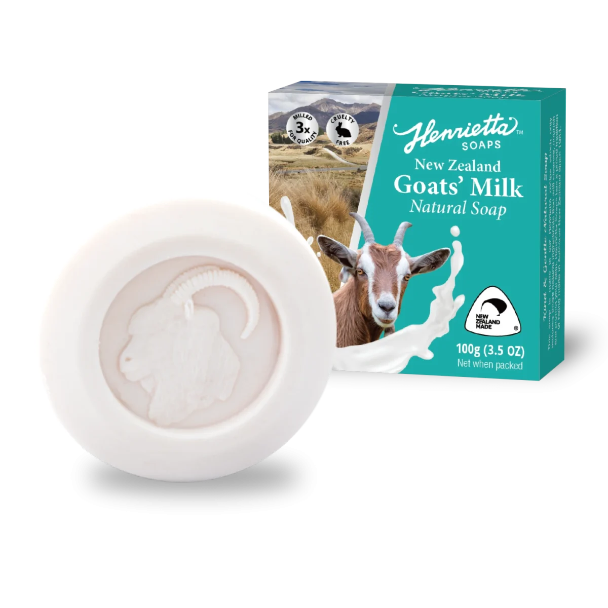Henrietta Hero Image, NZ Goat's Milk Soap