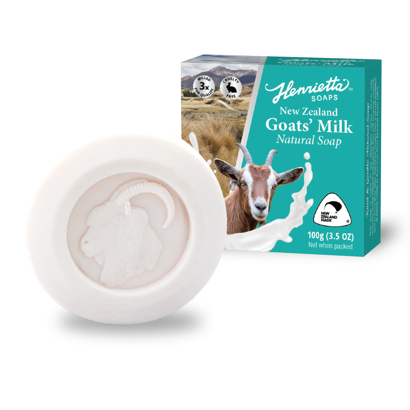 Henrietta Hero Image, NZ Goat's Milk Soap