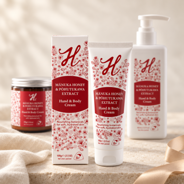 H-Brand Manuka Honey Pohutukawa Hand & Body Creams