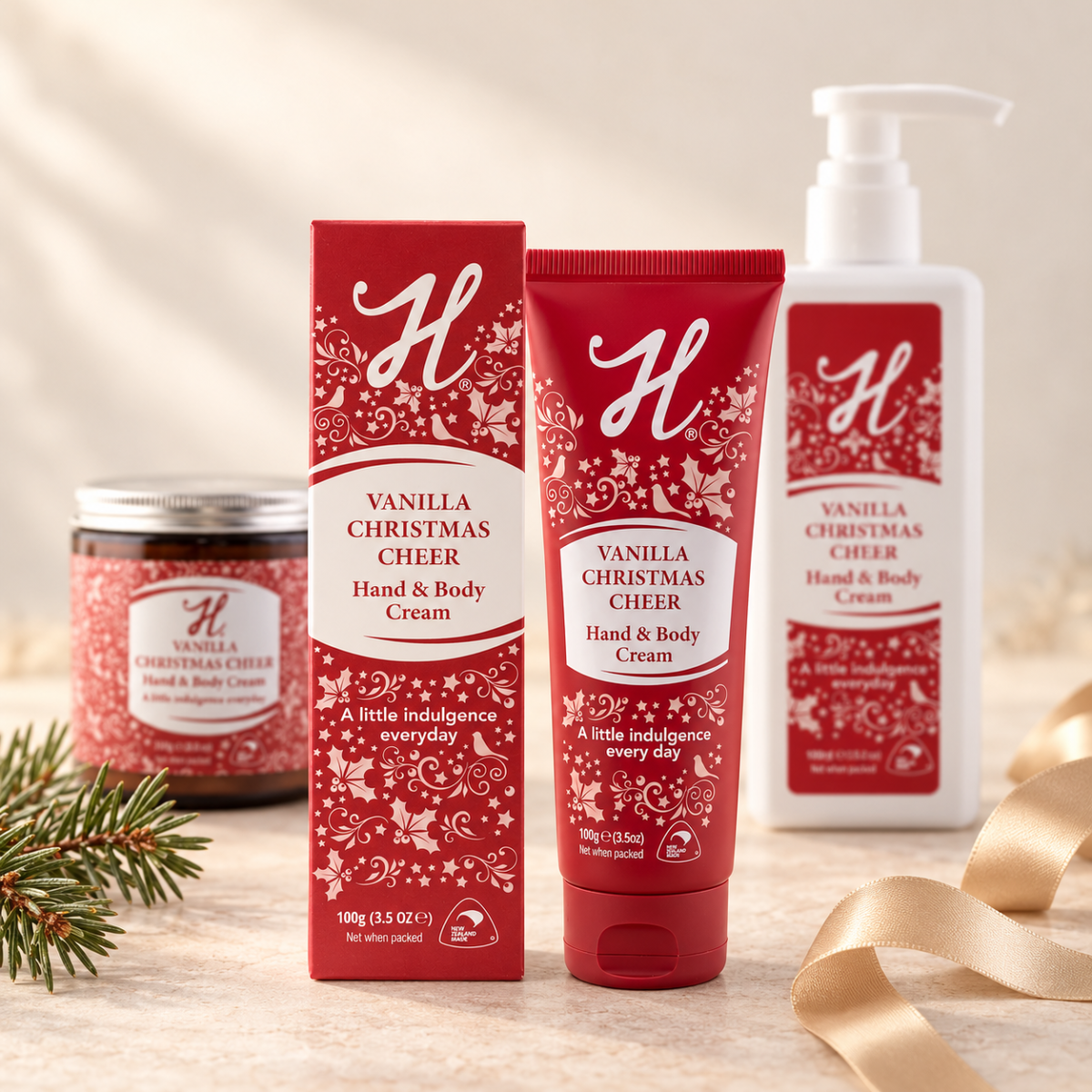 H-Brand Vanilla Christmas Cheer Hand & Body Cream