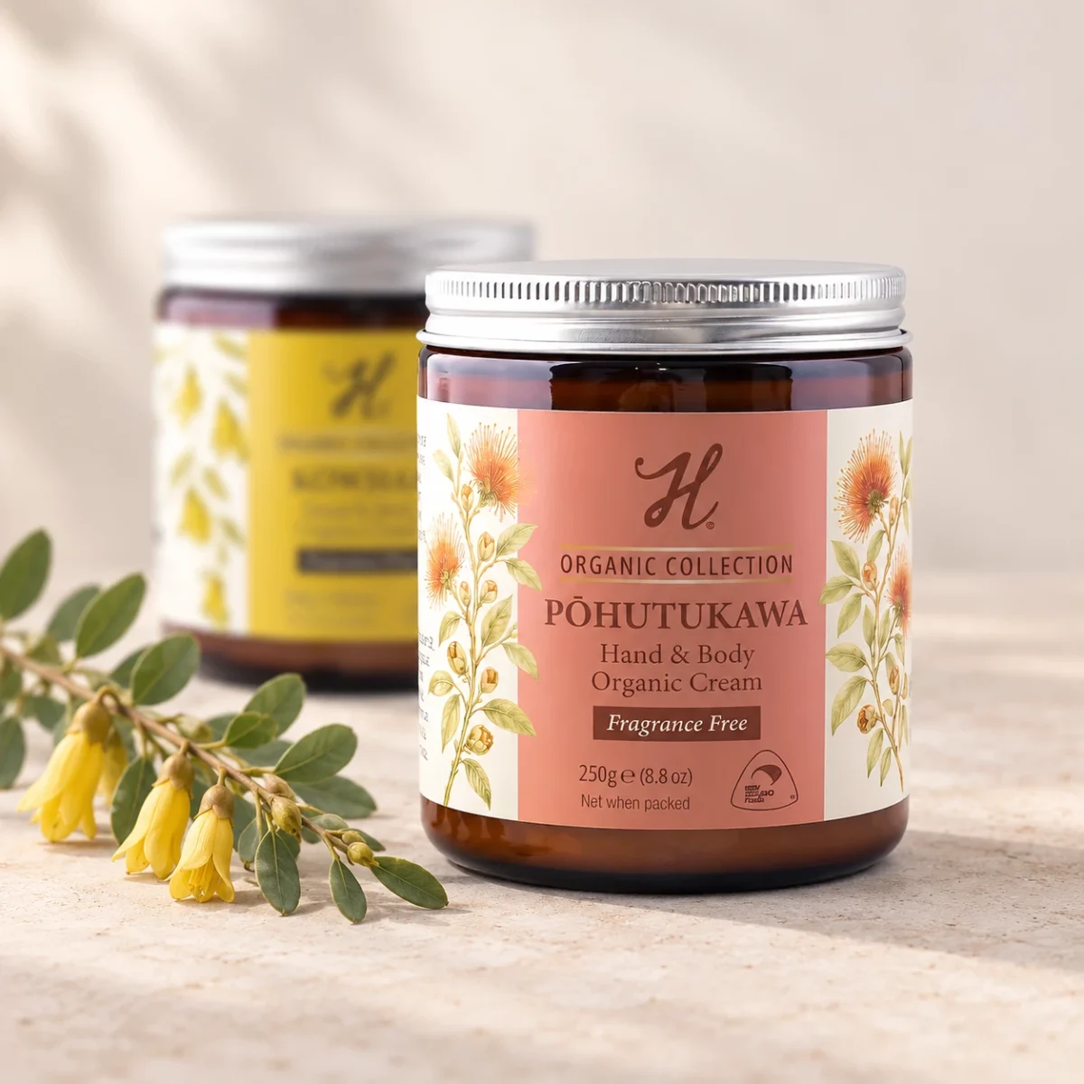 H-Brand Organic Botanicals Hand & Body Cream, Set