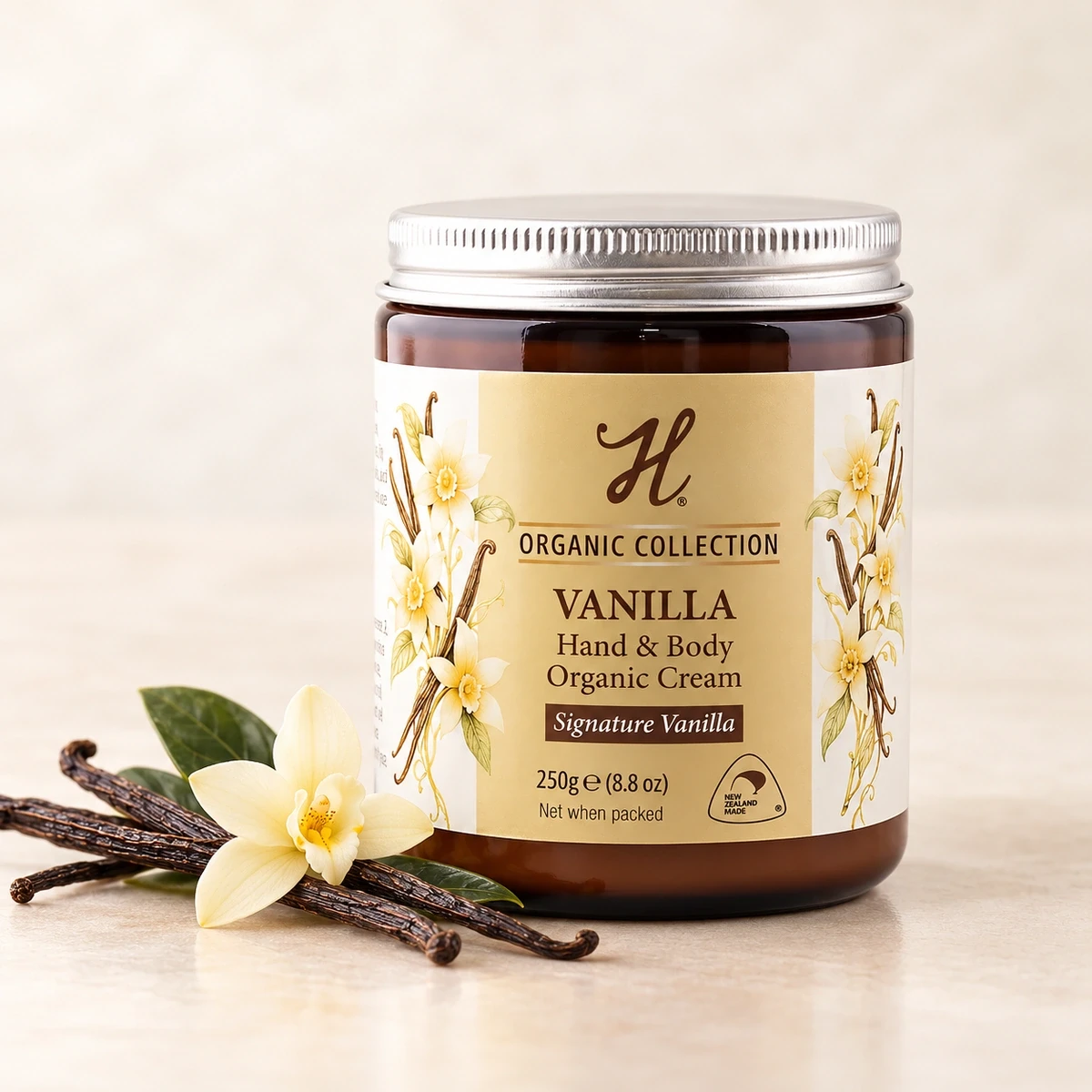 H-Brand Organic Vanilla Hand & Body Cream