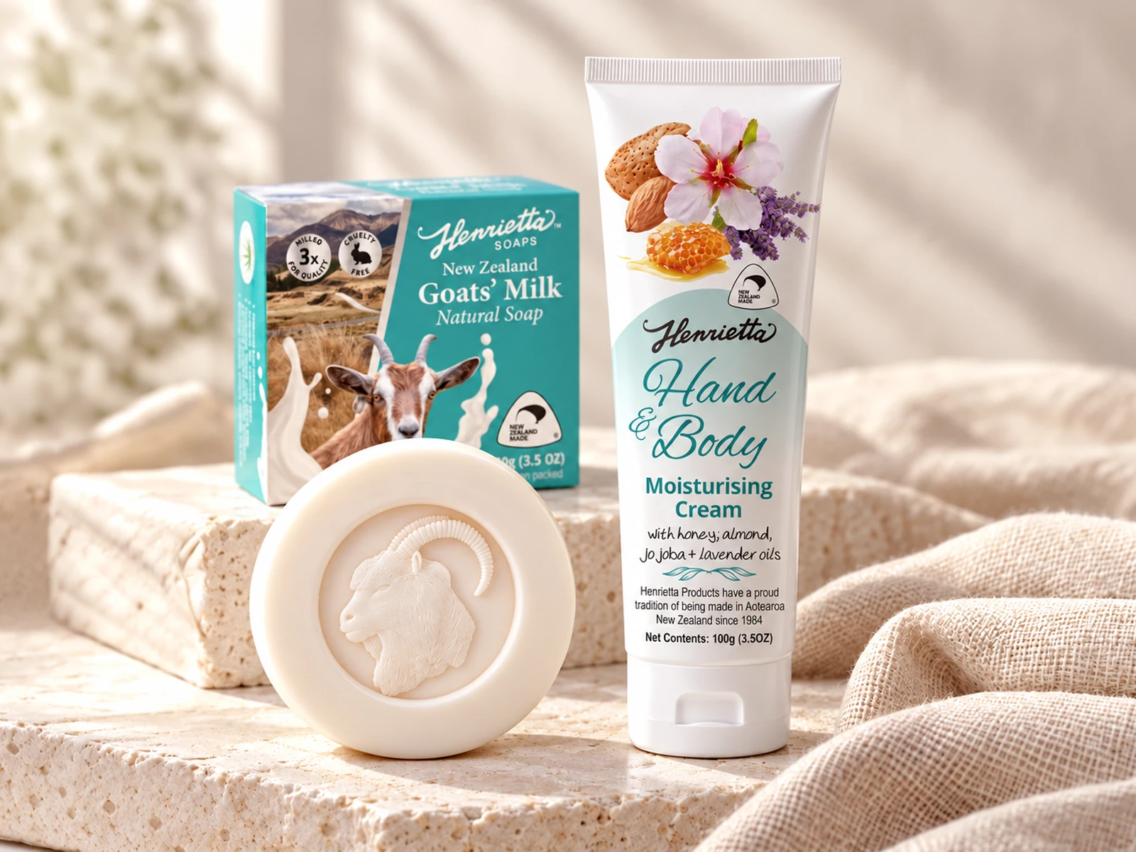 Henrietta Soaps Skincare Range, hero