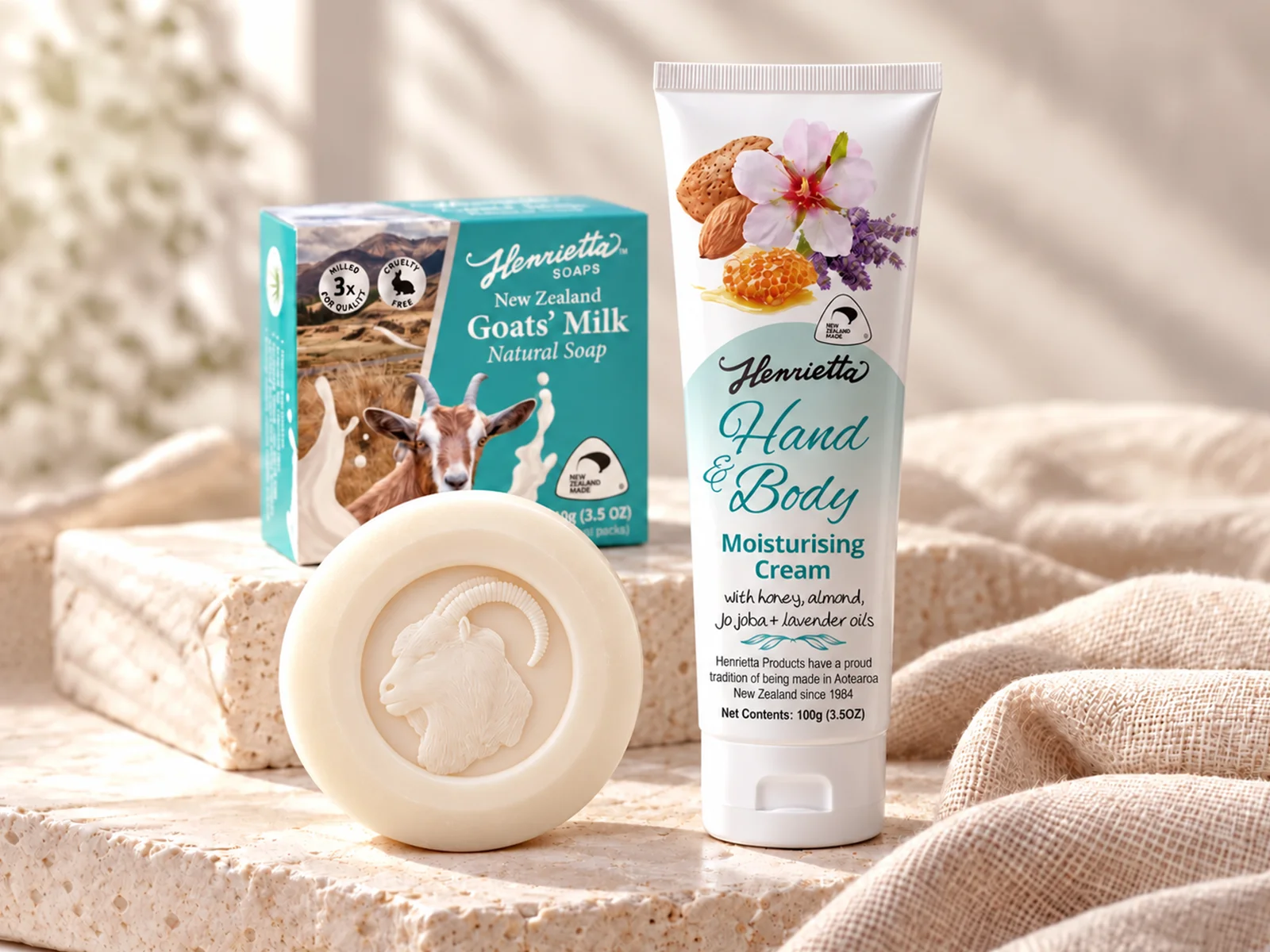 Henrietta Soaps Skincare Range, hero