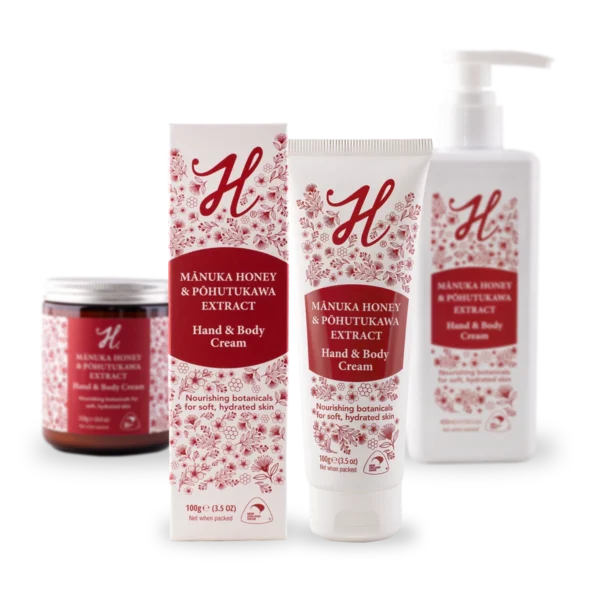 H-Brand Manuka Honey Pohutukawa Hand & Body Creams